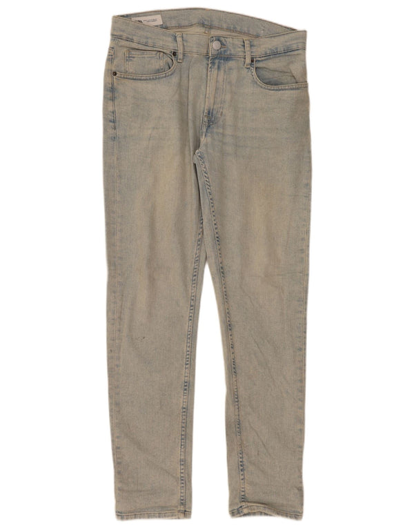 Blugi slim pentru bărbați Zara EU 42 Large W32 L32 Blue Bumbac
