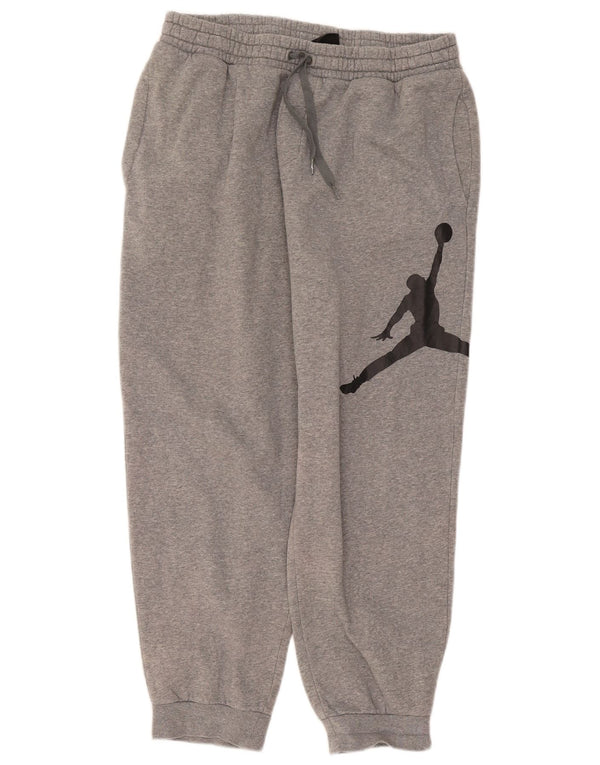 Pantaloni de trening Jordan grafic pentru bărbați Pantaloni de jogging mari, gri, pete