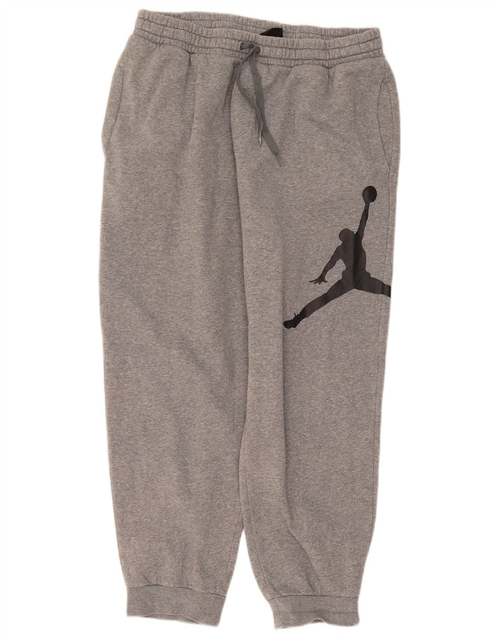 Pantaloni de trening Jordan grafic pentru bărbați Pantaloni de jogging mari, gri, pete