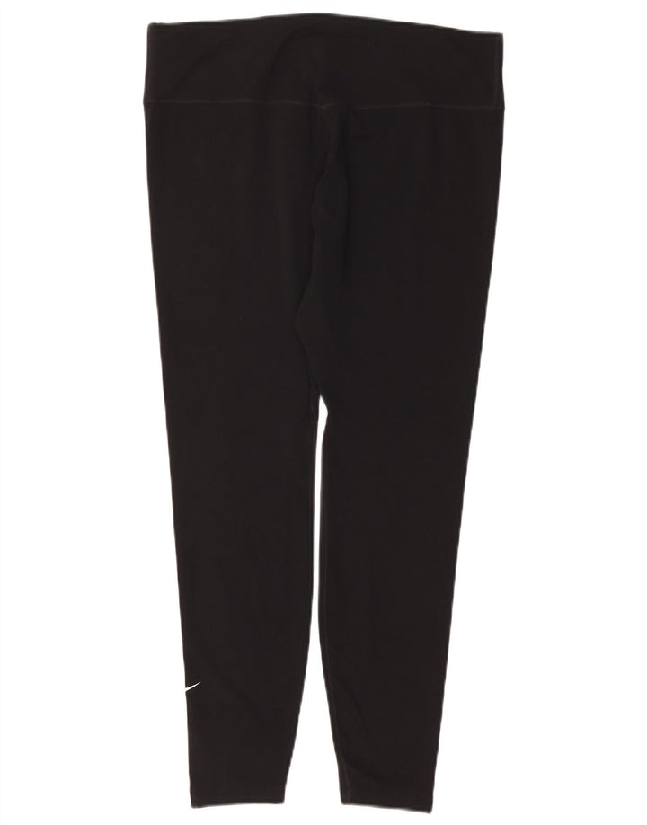Leggings Dri Fit NIKE pentru femei UK 18 XL poliester negru