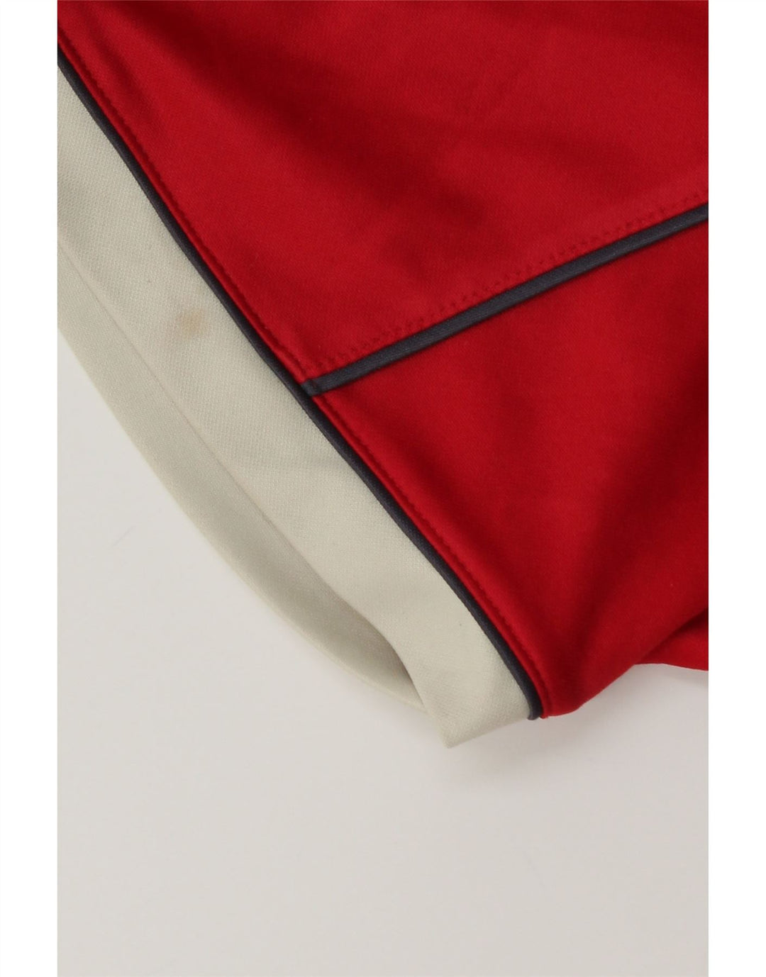 Tricou polo pentru bărbați Lotto UK 40/42 Poliester mare cu dungi roșii