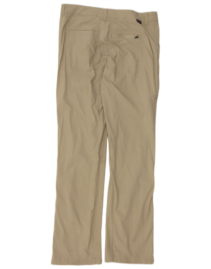 PATAGONIA Pantaloni cargo drepti pentru femei US 6 Medium W32 L32 Bej Nylon