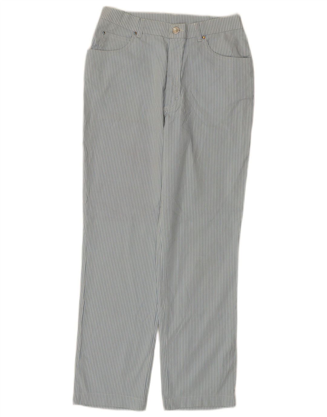 SF. Pantaloni casual drepti pentru femei GERMAIN L28 L27, cu dungi albastre