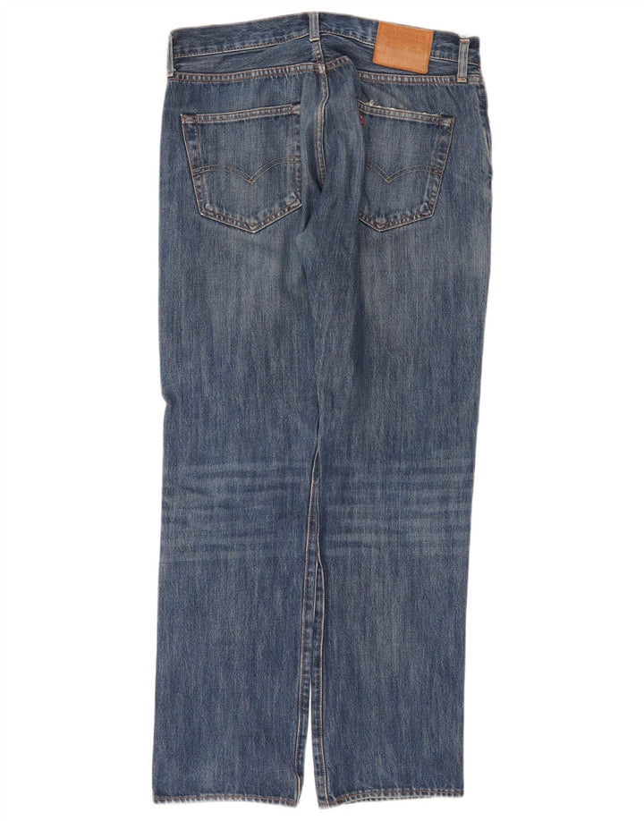 Blugi drepti pentru bărbați Levi's 501 W32 L32 Bumbac albastru