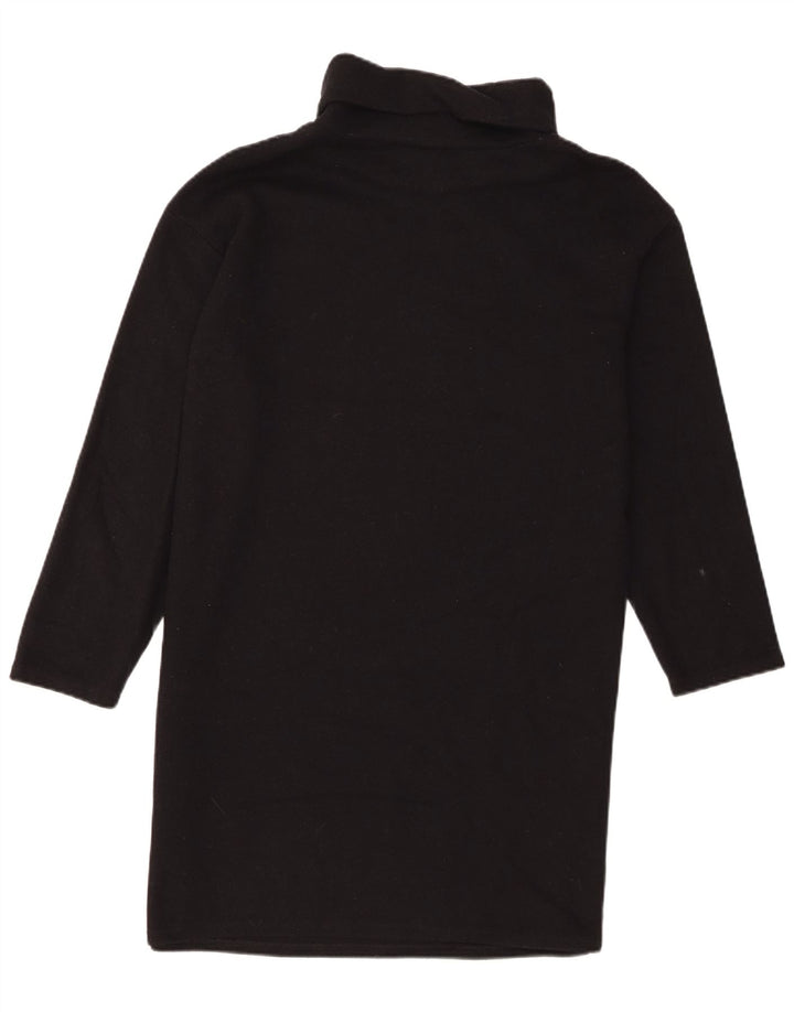 Rochie pulover cu mânecă lungă pentru femei Marks & Spencer UK 14 Poliester negru mare