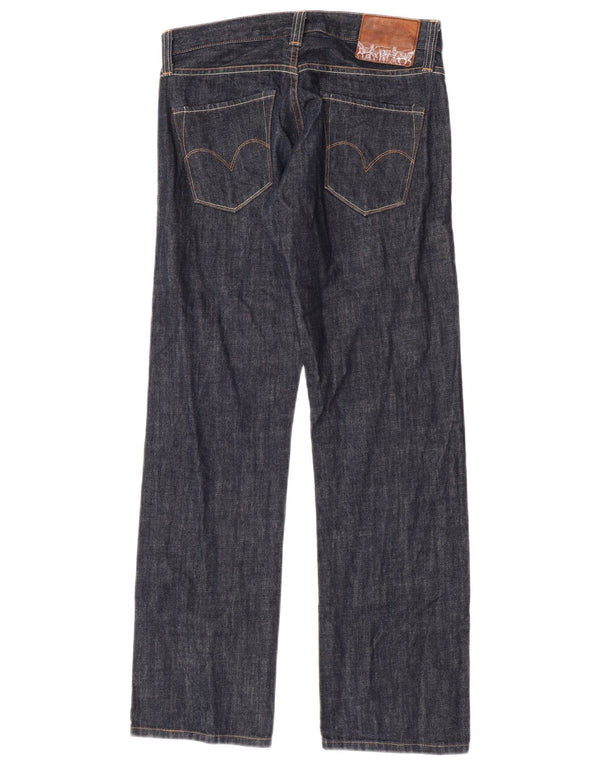 Blugi drepti pentru femei Levi's W30 L31 Bumbac bleumarin
