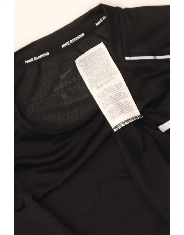 Tricou Nike Dri Fit pentru bărbați Top Mediu Negru Poliester