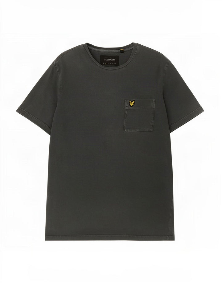 Tricou pentru bărbați Lyle & Scott Top mic din bumbac gri