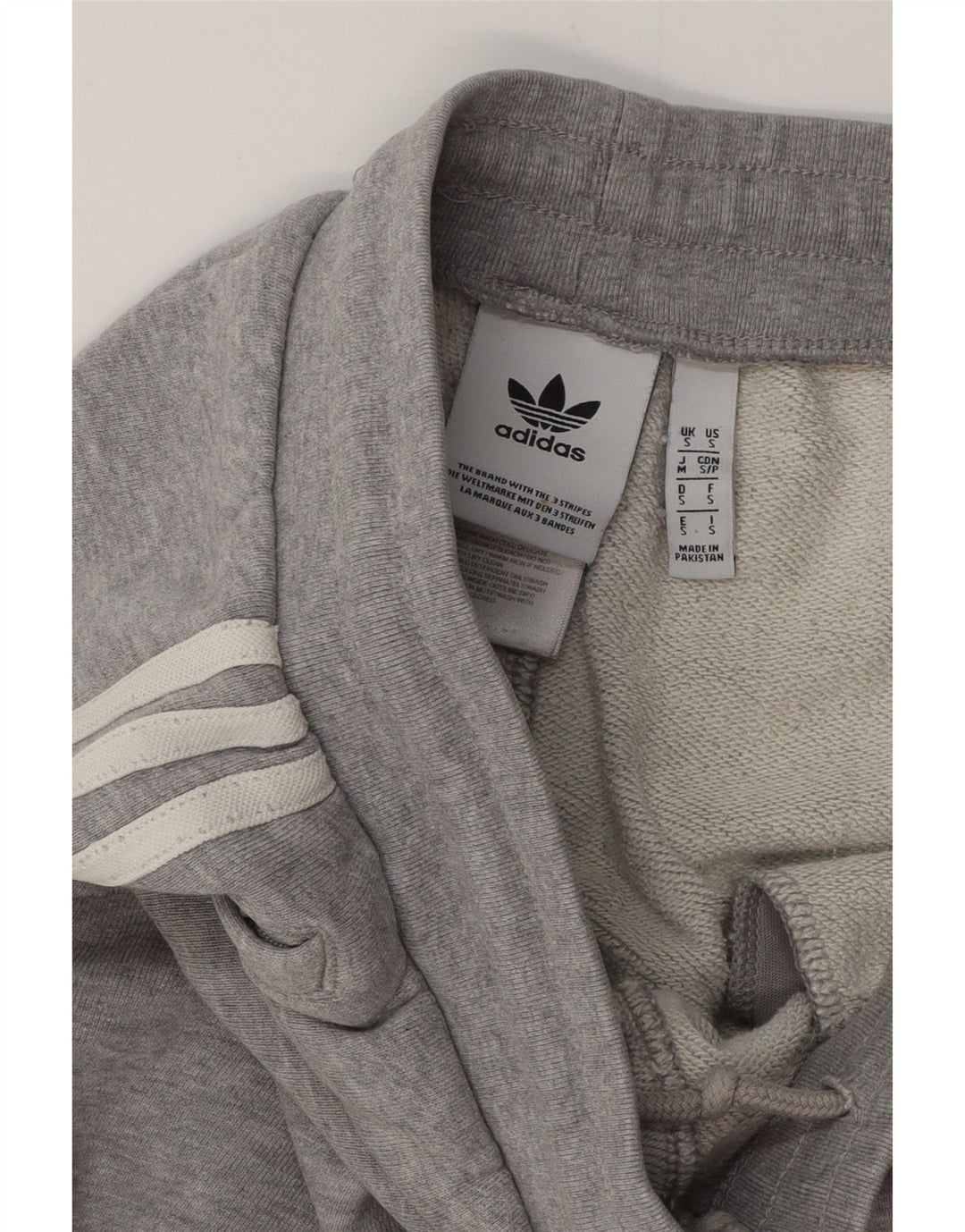 Pantaloni de trening ADIDAS pentru bărbați Joggeri, bumbac, gri mic