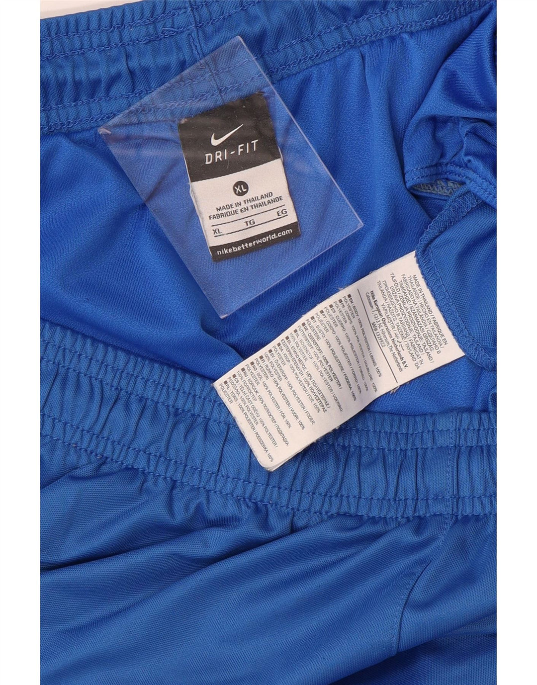 Pantaloni scurți sport NIKE Dri Fit pentru bărbați XL, poliester albastru