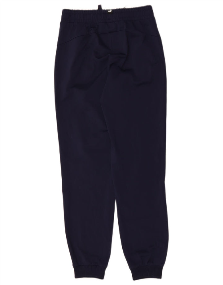 Puma Băieți Pantaloni Trening Pantaloni Joggeri 11-12 Ani Bleumarin Poliester