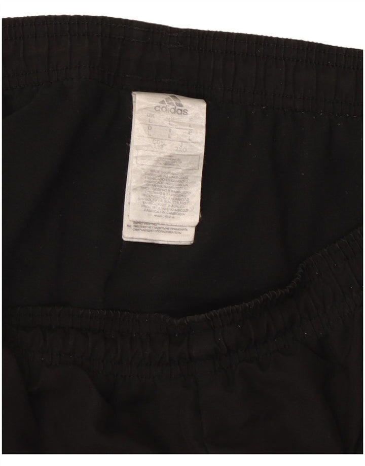 Pantaloni de trening pentru bărbați ADIDAS Joggeri mari, negru, poliester