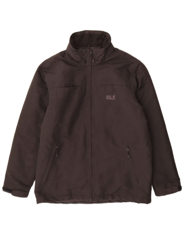 Jack Wolfskin Jachetă căptușită pentru bărbați UK 40/42 Poliester negru mare