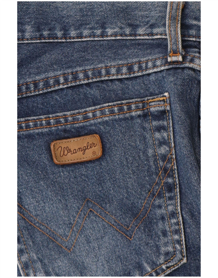 Blugi pentru bărbați Bootcut Wrangler W34 L32 Albastru