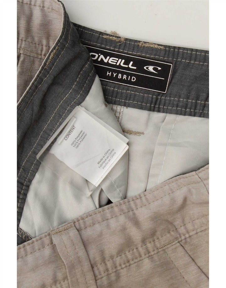 Pantaloni scurți cargo O'Neill pentru bărbați W36, poliester, bej, mari