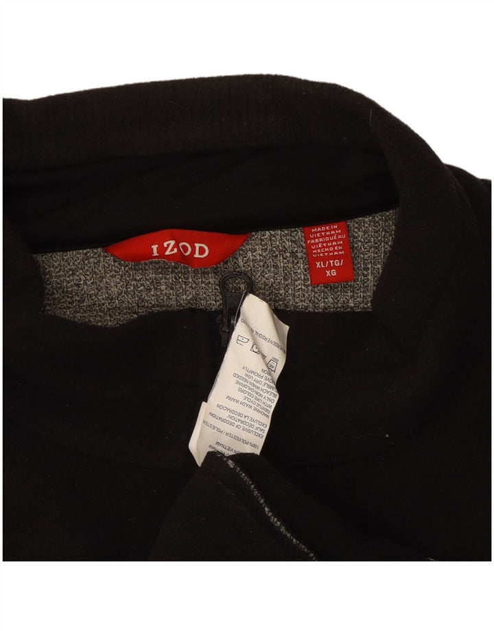 Jachetă de trening pentru bărbați IZOD XL, gri, poliester color bloc