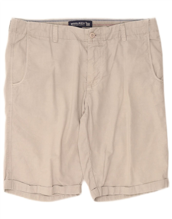 Pantaloni scurți casual Woolrich pentru femei W31 gri