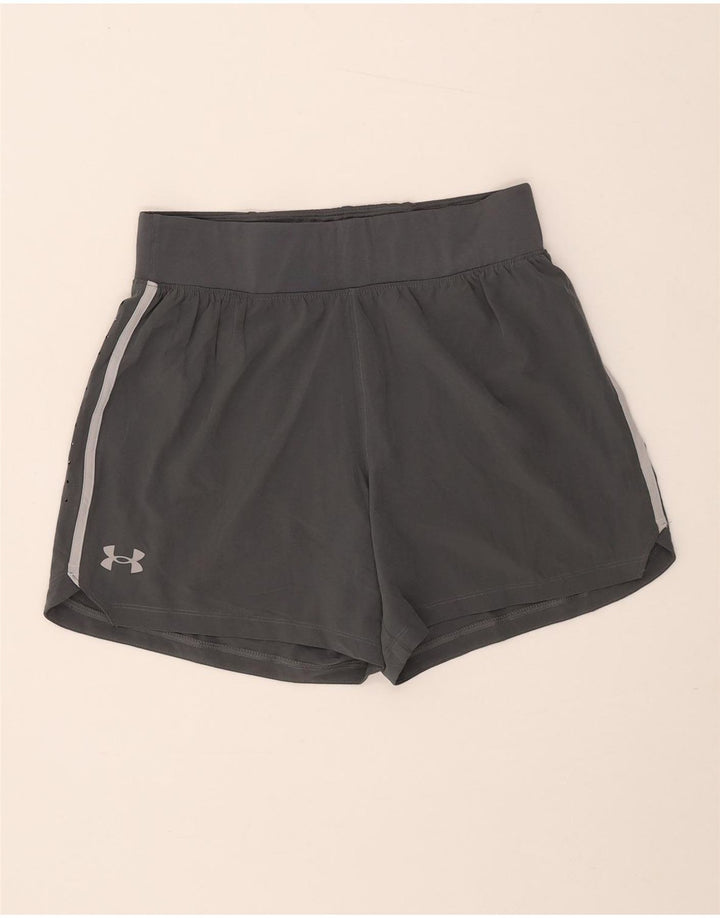 Pantaloni scurti sport Under Armour pentru femei UK 14 Medium Gri Poliester
