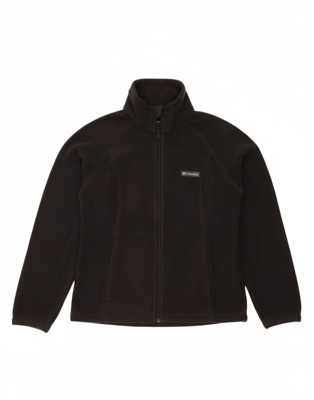 COLUMBIA Womens Fleece Jacket UK 14 Medium Black Polyester