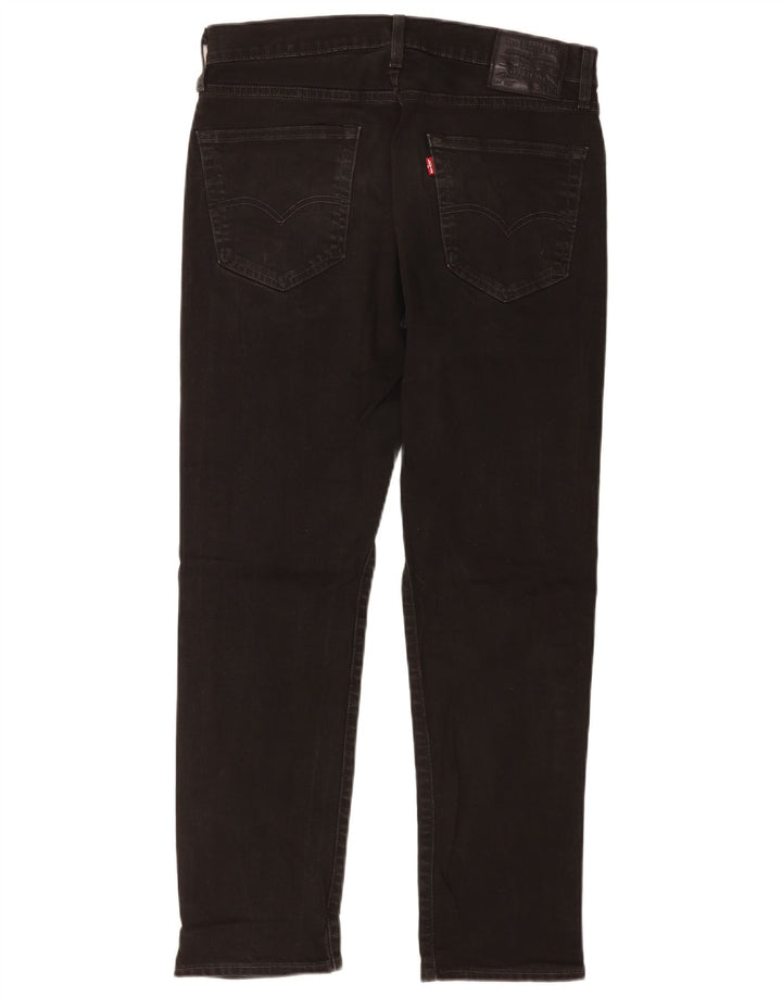 Blugi conici pentru bărbați Levi's 502 W33 L30 bumbac negru