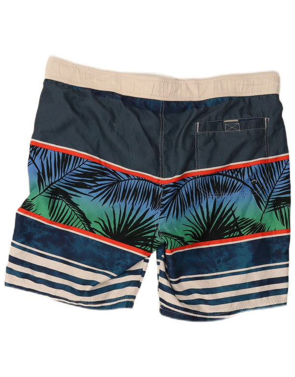 Pantaloni scurți de înot obișnuiți pentru bărbați Maui and Sons, 2XL, cu dungi albastre, plajă