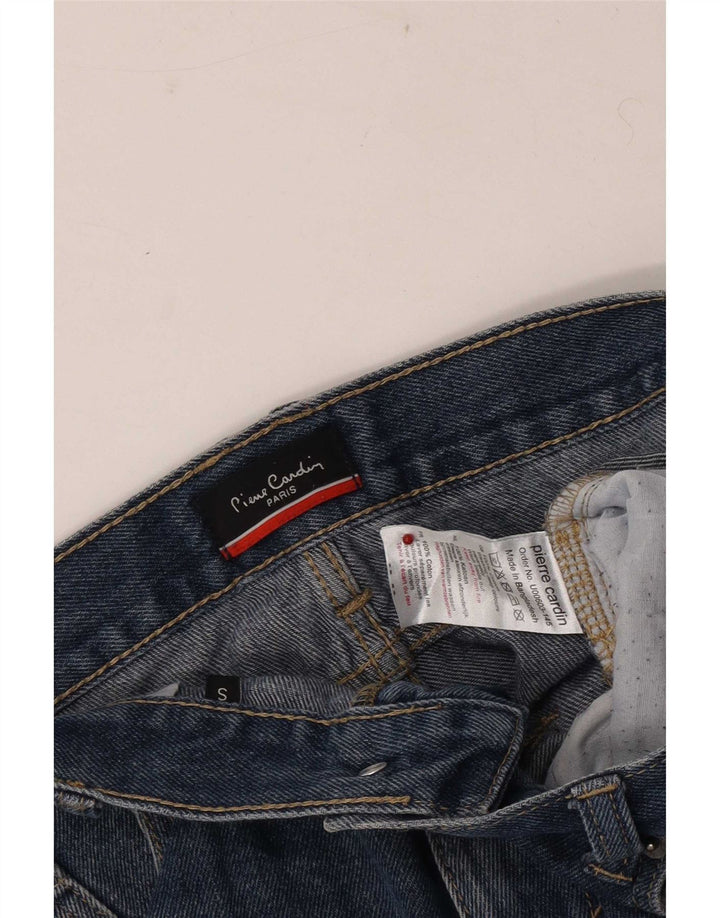 Pantaloni scurți din blugi pentru bărbați Pierre Cardin Mici W29 Bumbac albastru