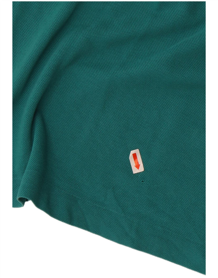 Tricou polo Lacoste pentru bărbați, mărimea 5, bumbac verde mare