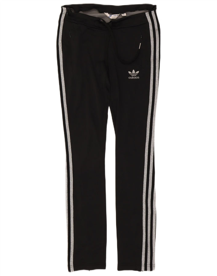 Pantaloni de trening Adidas pentru femei IT 42 Poliamidă neagră medie