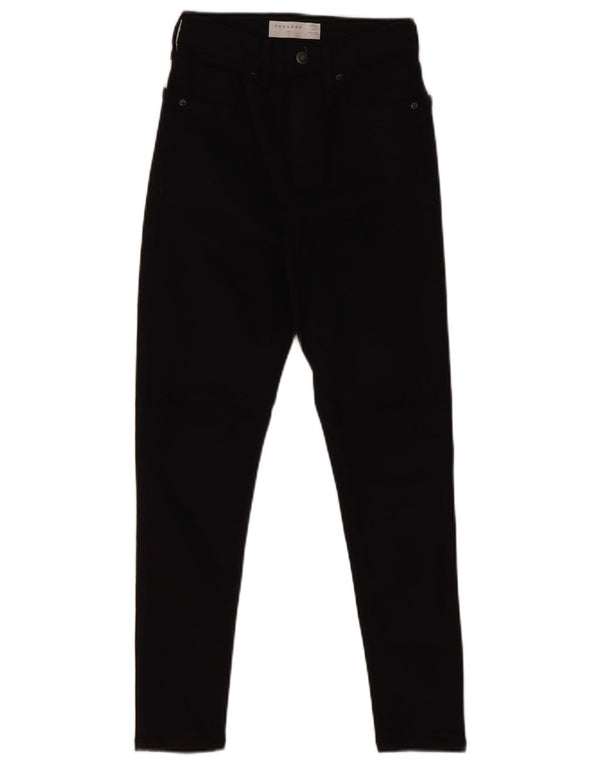 Topshop Blugi Jamie Skinny pentru femei W25 L26 bumbac negru