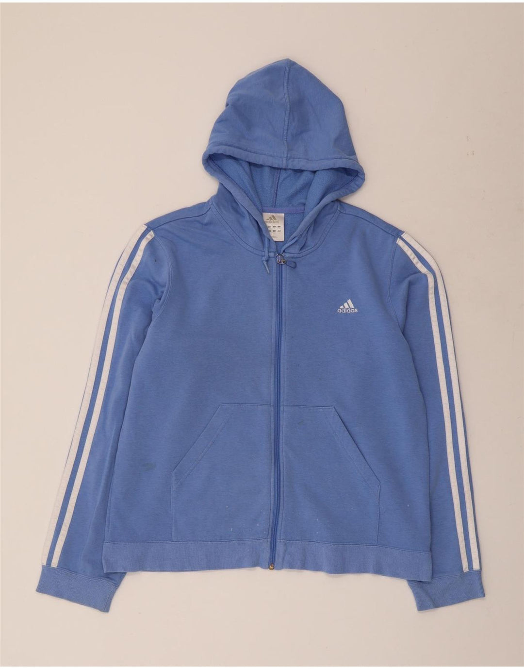 Pulover ADIDAS pentru femei, UK 18 XL, bumbac albastru