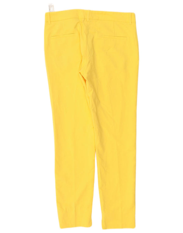 Pantaloni chino slim pentru femei Zara EU 38 Mici L28 L28 Bumbac galben