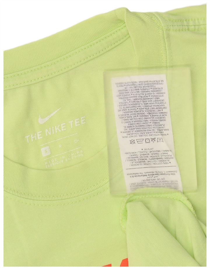 Tricou grafic Nike pentru bărbați Top mic din bumbac verde