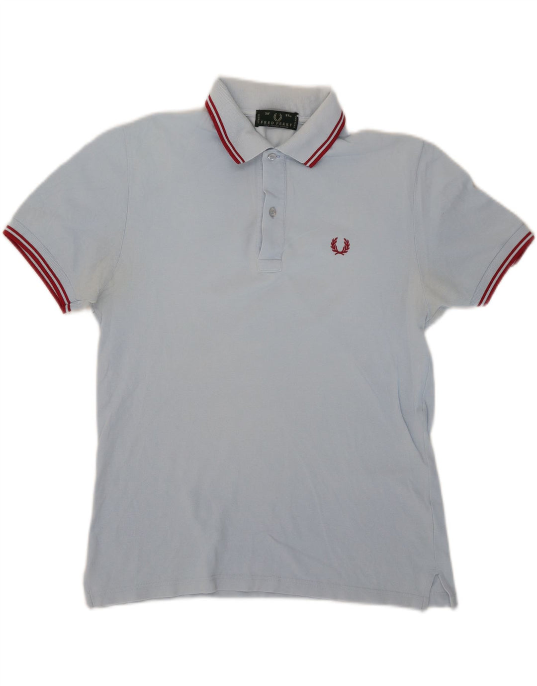 FRED PERRY Tricou polo pentru bărbați Bumbac albastru mic