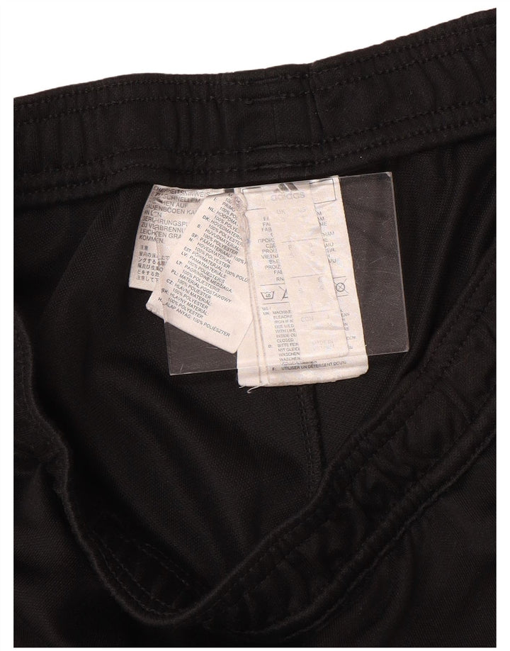 Pantaloni de trening ADIDAS pentru bărbați, poliester negru mic