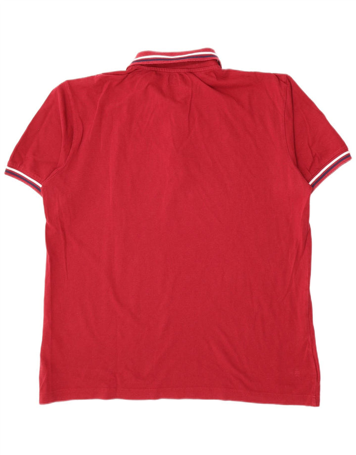 Tricou polo pentru bărbați Kappa 2XL roșu