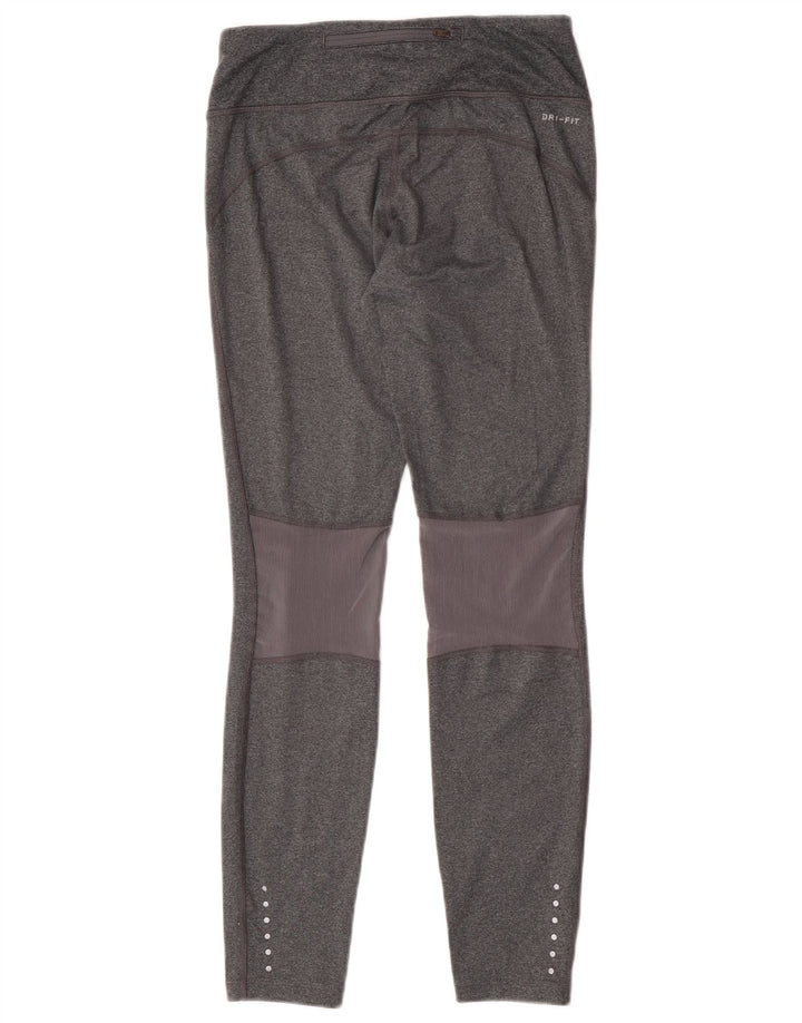 Leggings Nike Dri Fit pentru femei UK 10 Small Gri Poliester
