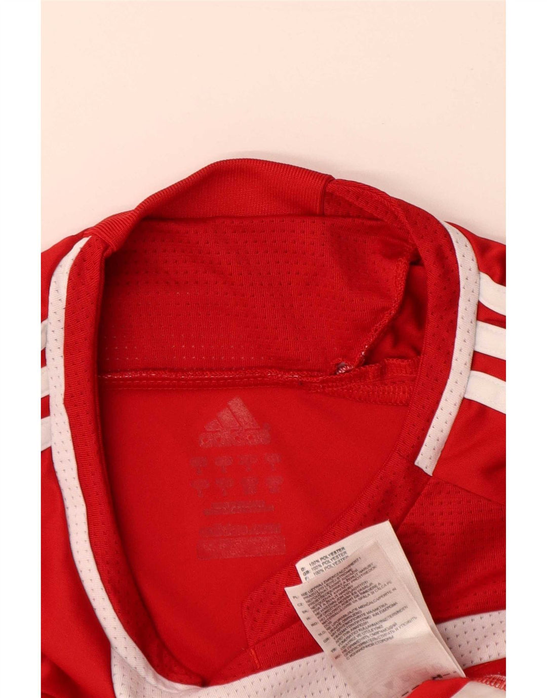 Tricou pentru bărbați Adidas Top mare, roșu, poliester color bloc