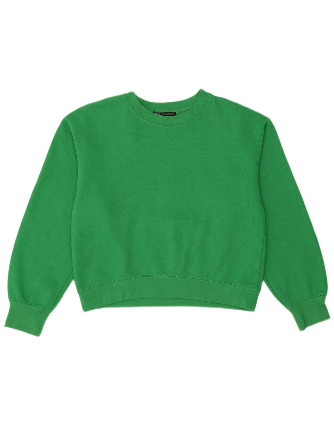 Pulover pentru damă Zara UK 14 Poliester verde mediu