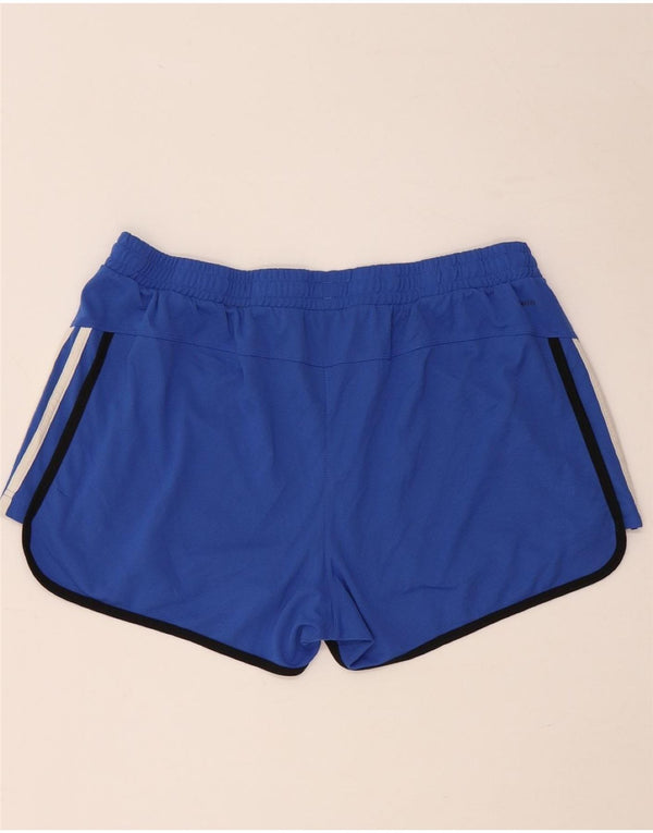 Pantaloni scurți sport Climalite ADIDAS pentru femei UK 20/22 XL poliester albastru