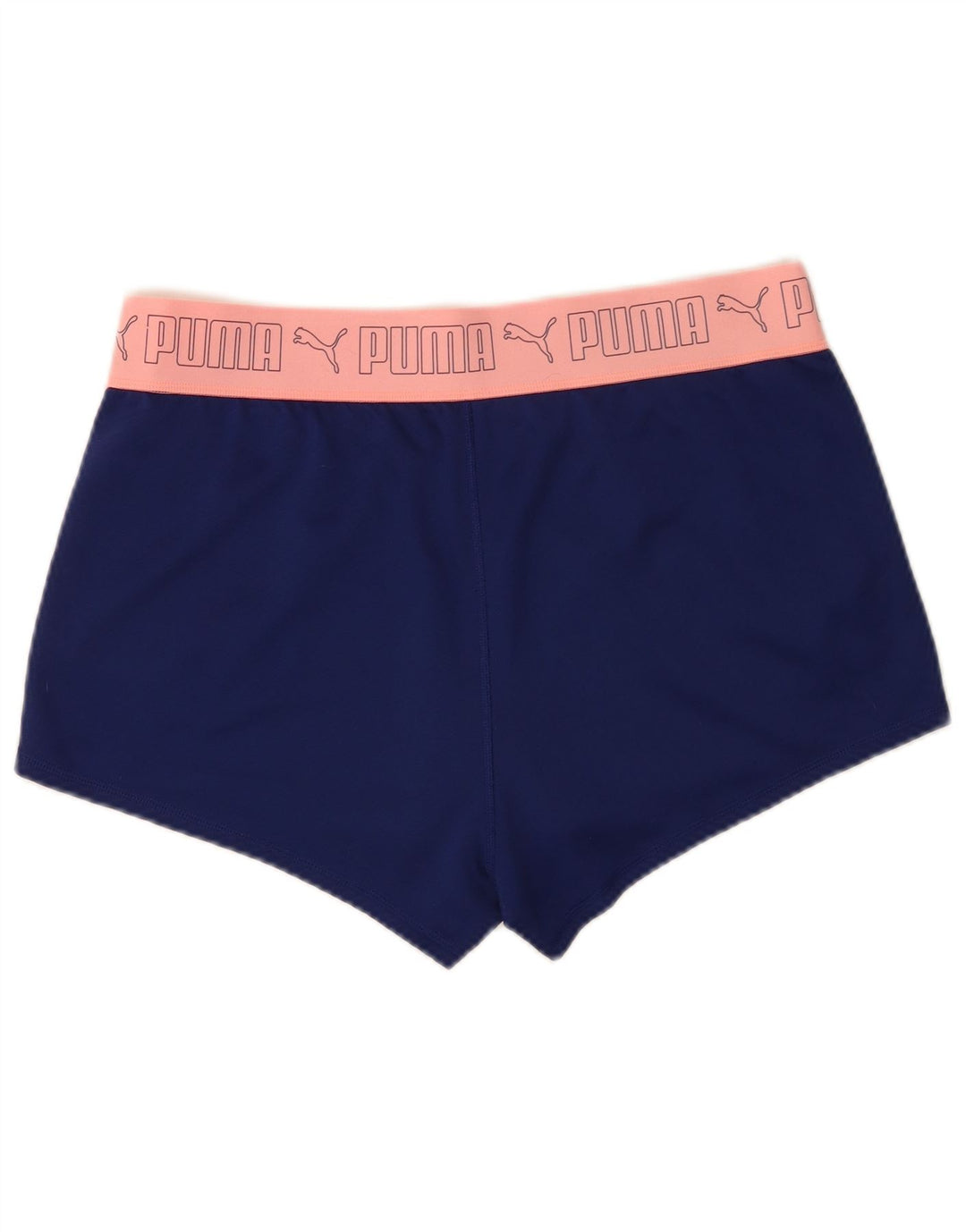 Pantaloni scurți sport grafic Puma pentru femei, mari, albastru, poliester color bloc