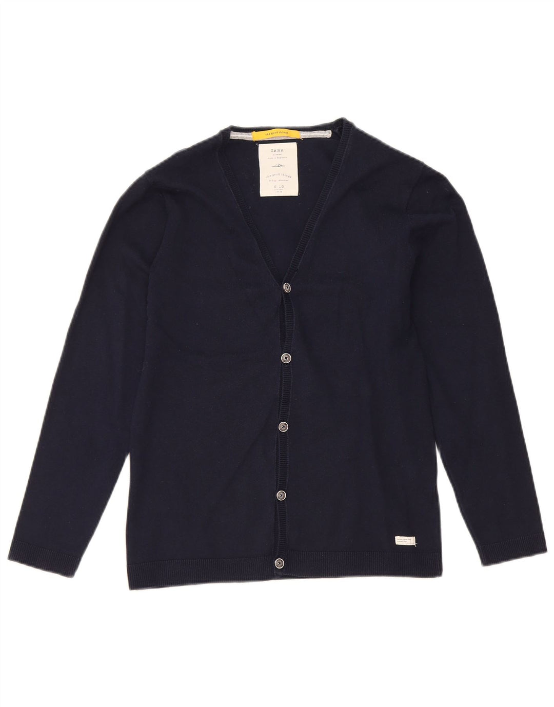 Pulover cardigan pentru băieți Zara 9-10 ani, bleumarin
