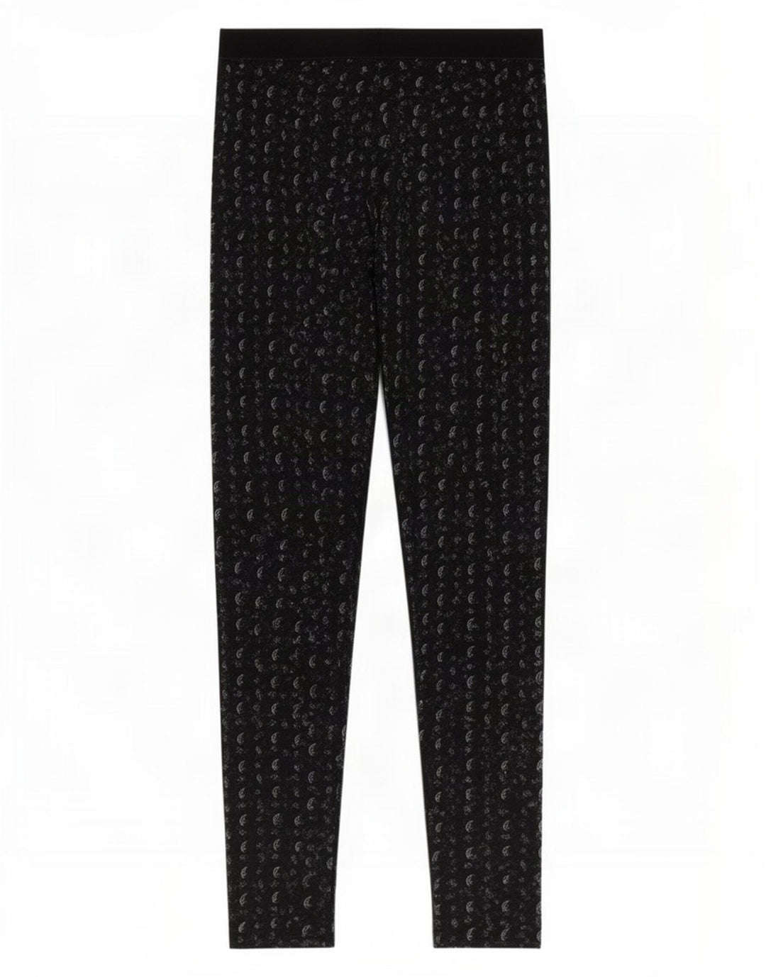 Leggings pentru femei Jack Wills cu model abstract UK 8 Small Black