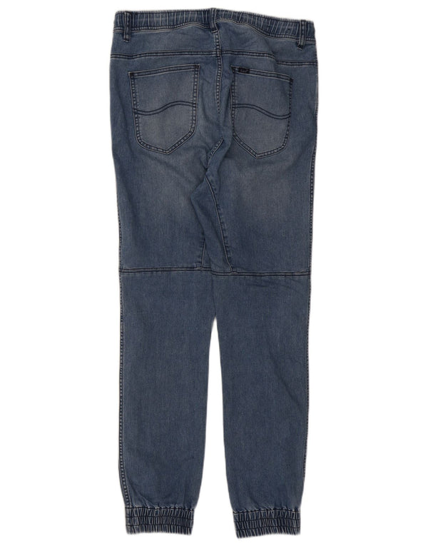 Pantaloni de jogging pentru femei Lee Blugi subțiri Mediu L30 L29 Bumbac albastru