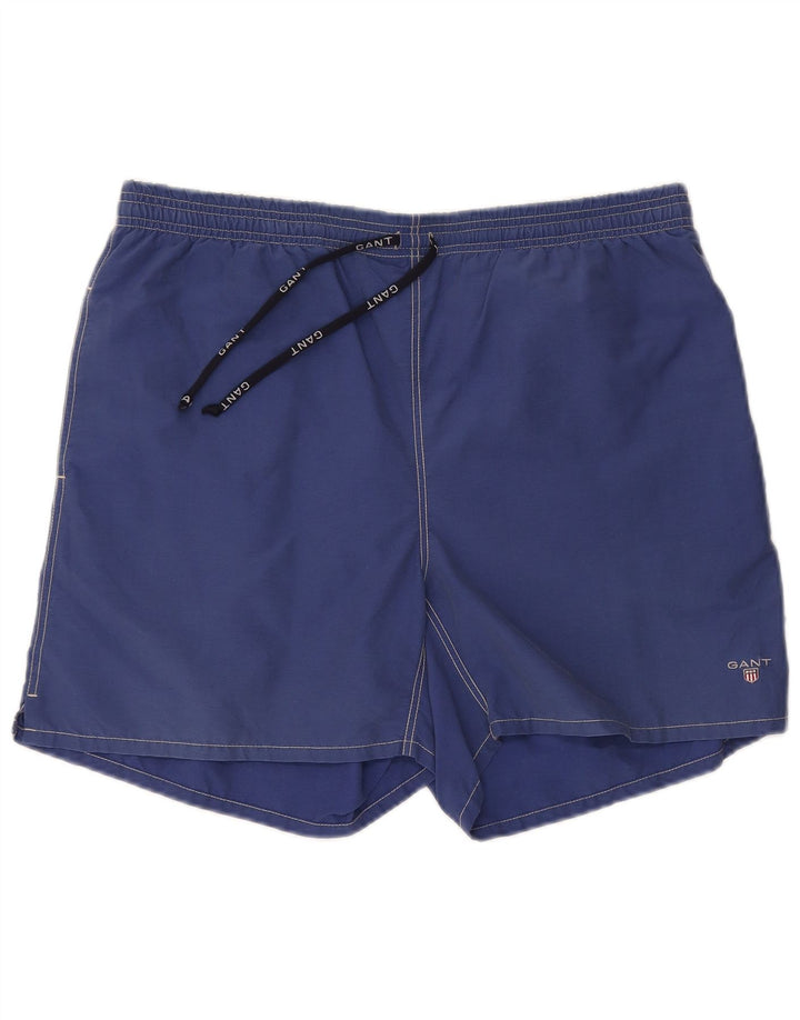 Pantaloni scurți de înot grafic Gant pentru bărbați, mari, albastru