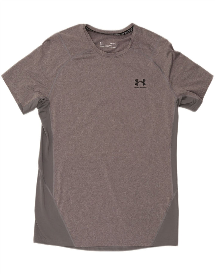 Tricou pentru bărbați UNDER ARMOUR Heat Gear Top mare gri