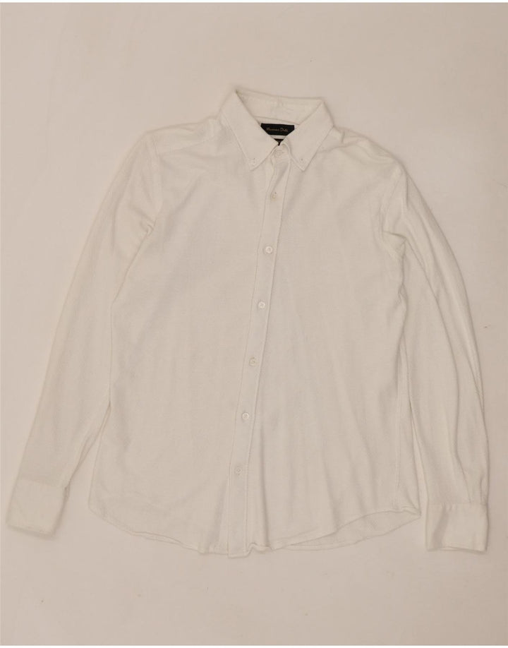 Cămașă Bărbați MASSIMO DUTTI Alb Mediu