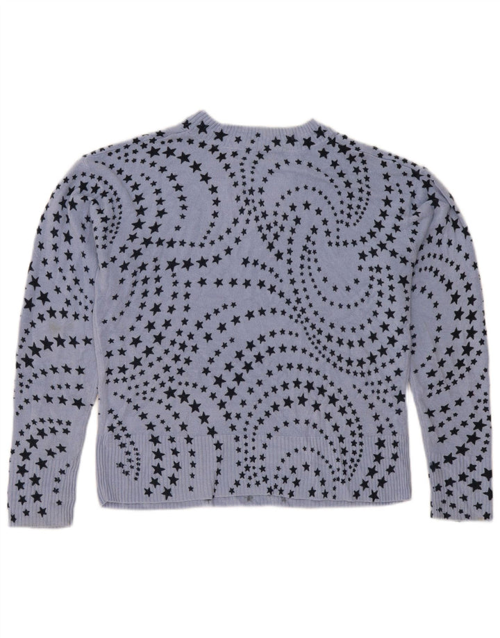 Pulover pentru femei Marks & Spencer, cu model abstract, cu decolteu în V, UK 12 Medium