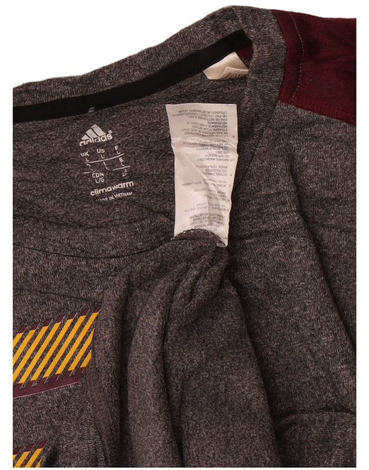 Pulover adidas pentru bărbați Arizona State Sun Devils, mare, gri