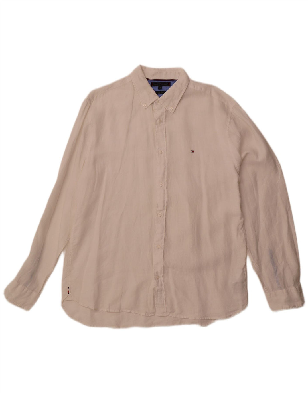 Cămașă pentru bărbați Tommy Hilfiger, cu formă regulată, XL, in alb