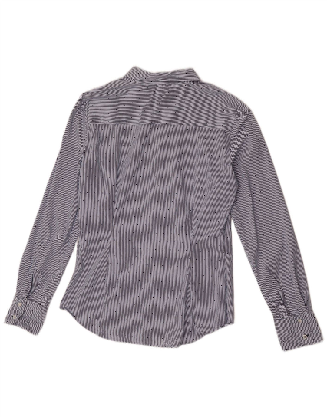 Cămașă pentru femei Zara UK 12 Medium Blue Pinstripe